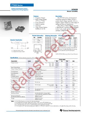 PT5022A datasheet  